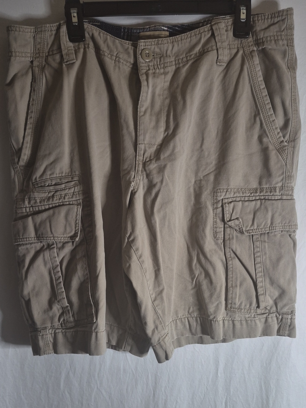 Men's Cargo Shorts in Khaki — Durable Casual Utility